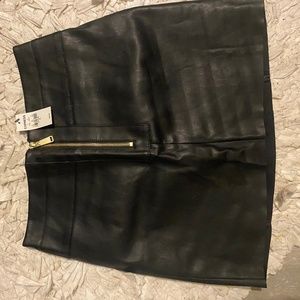 Nwt express leather skirt